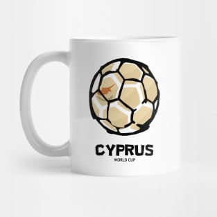 Cyprus Football Country Flag Mug